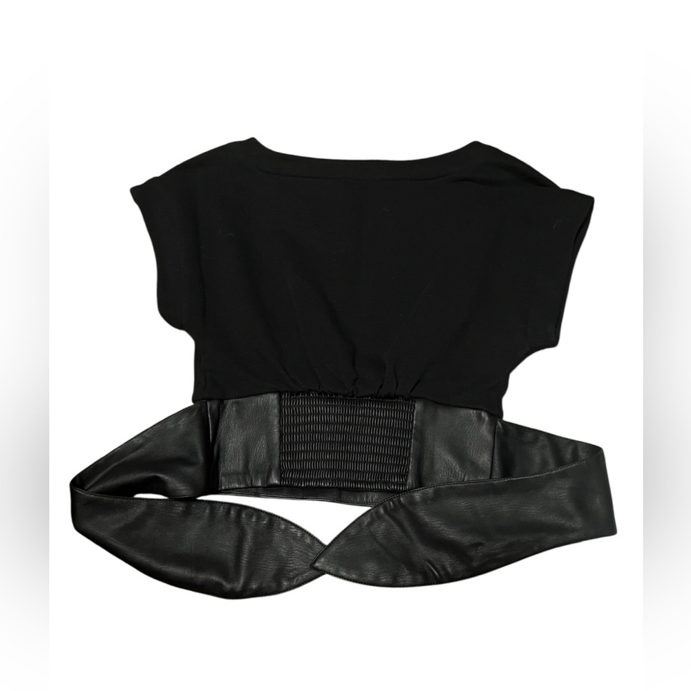 Anthropologie Black V-Neck Blouse - Picture 8 of 8